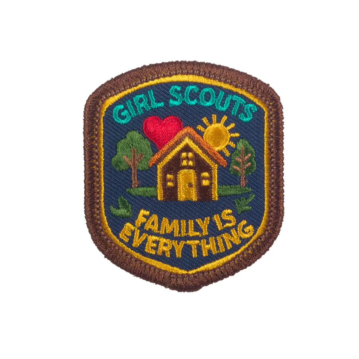 Girl Scouts Family is Everything Iron-On Patch