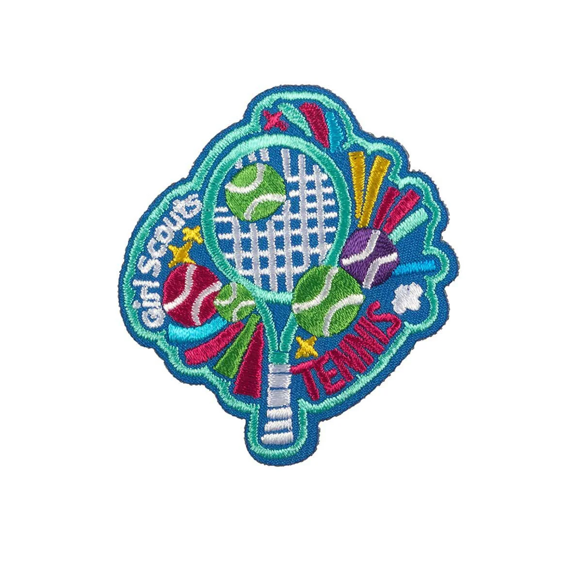 Girl Scouts Tennis Iron-On Patch