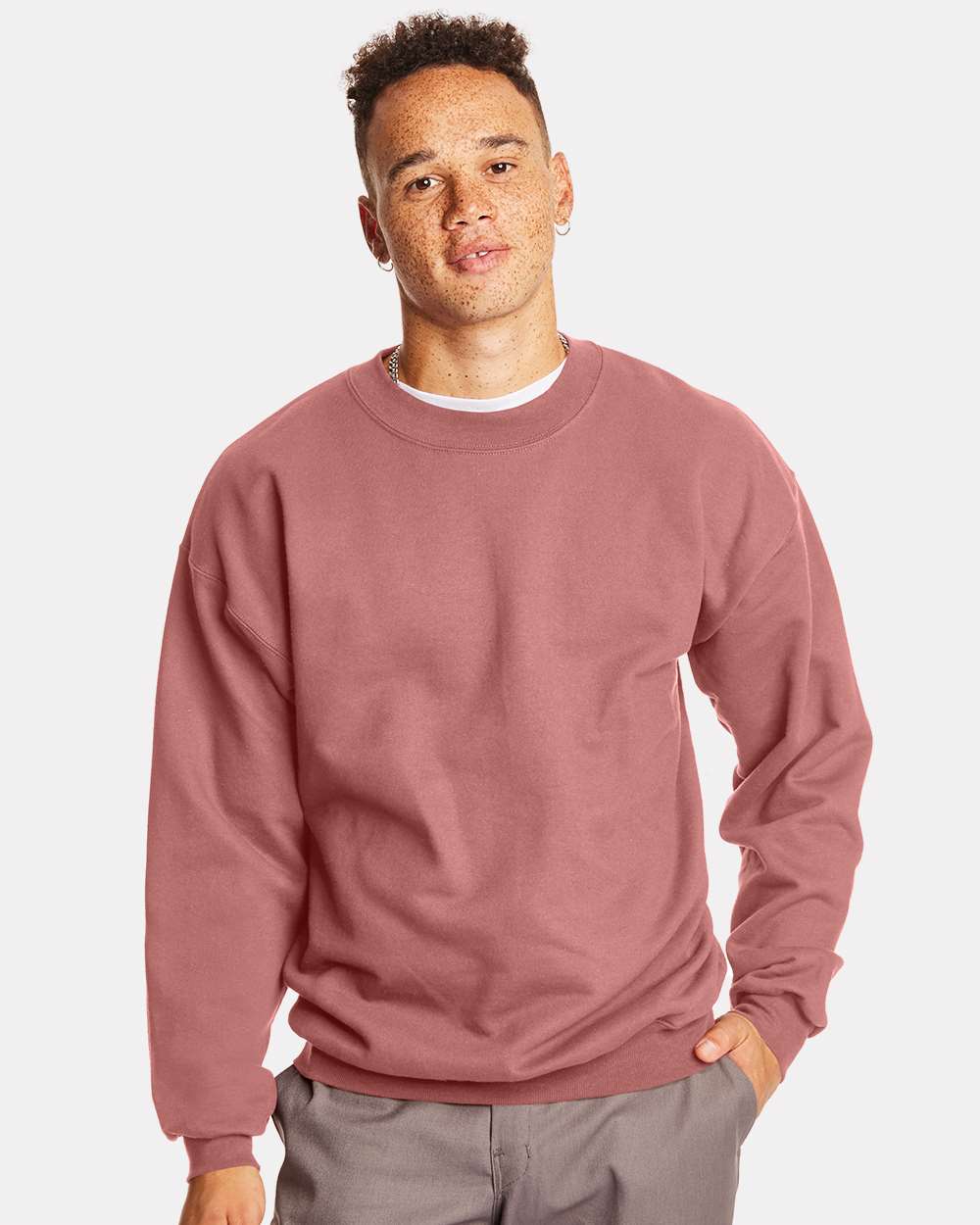 Hanes Ultimate Cotton® Crewneck Sweatshirt - Image 3