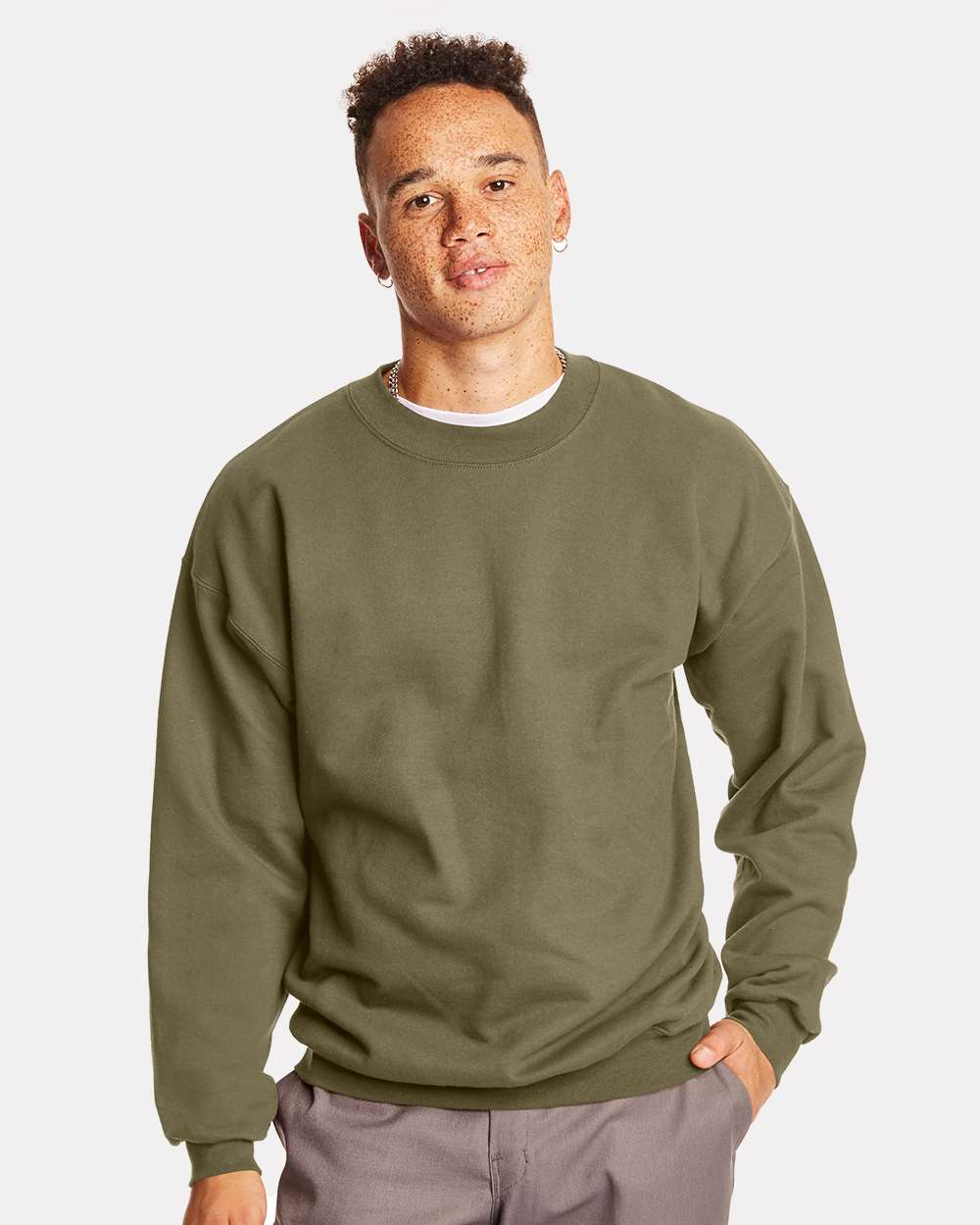 Hanes Ultimate Cotton® Crewneck Sweatshirt - Image 5