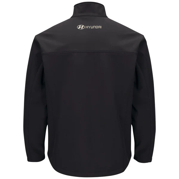 Hyundai® Men's Deluxe Soft Shell Jacket - Black - 3124BK - Image 3