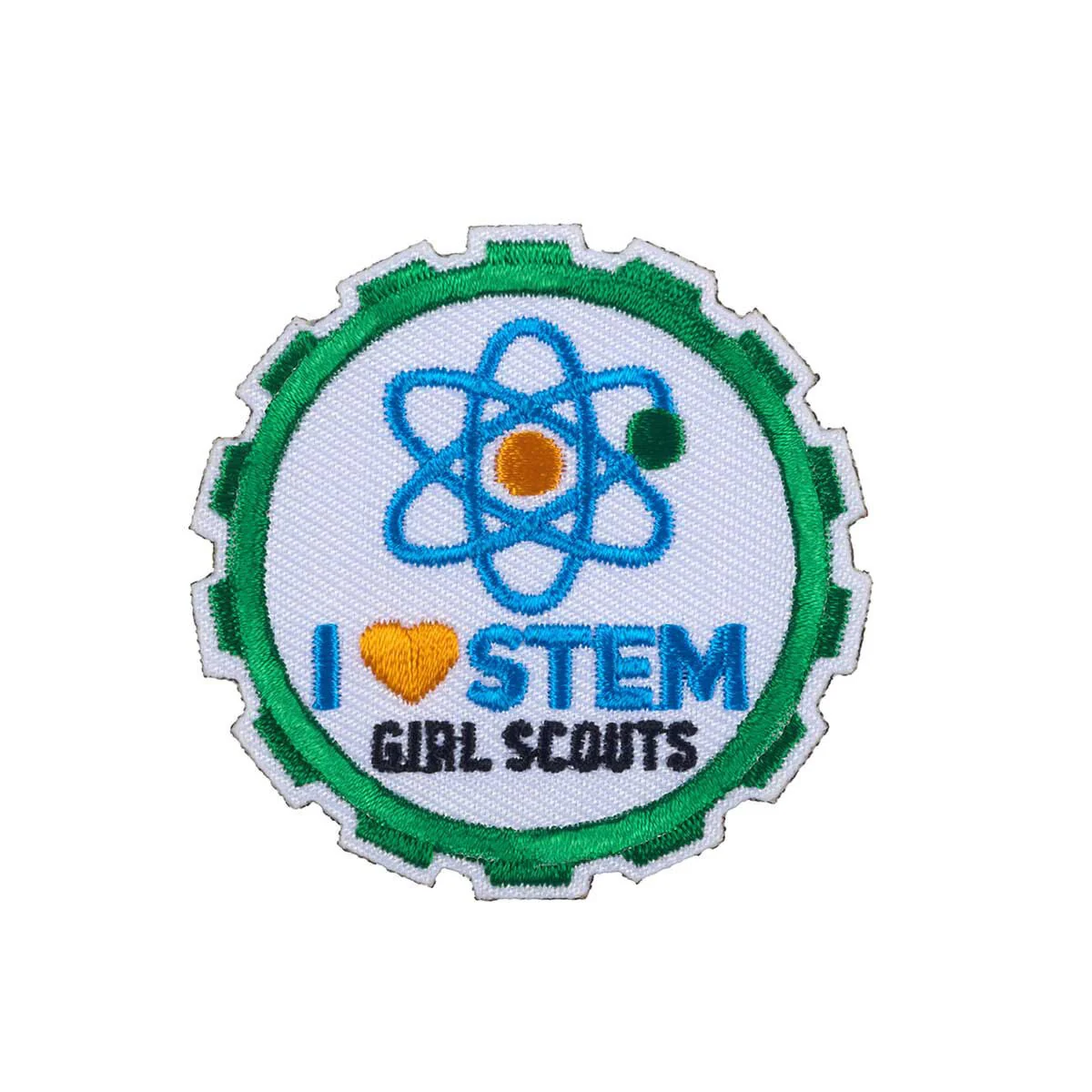 I Heart Stem Iron-On Patch