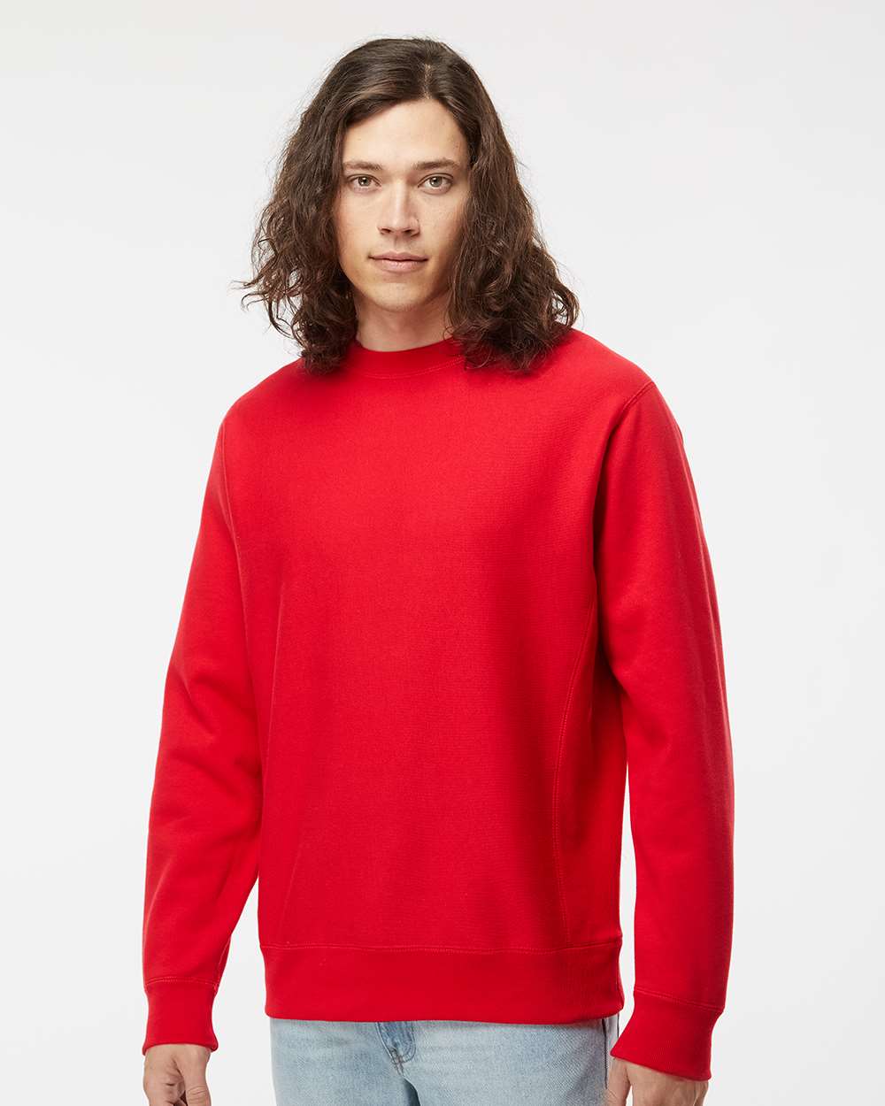 Independent Trading Co. Legend Premium Heavyweight Cross-Grain Crewneck Sweatshirt - Image 3