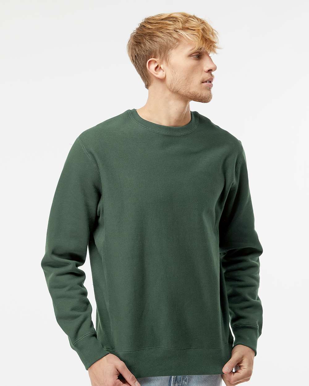 Independent Trading Co. Legend Premium Heavyweight Cross-Grain Crewneck Sweatshirt - Image 5