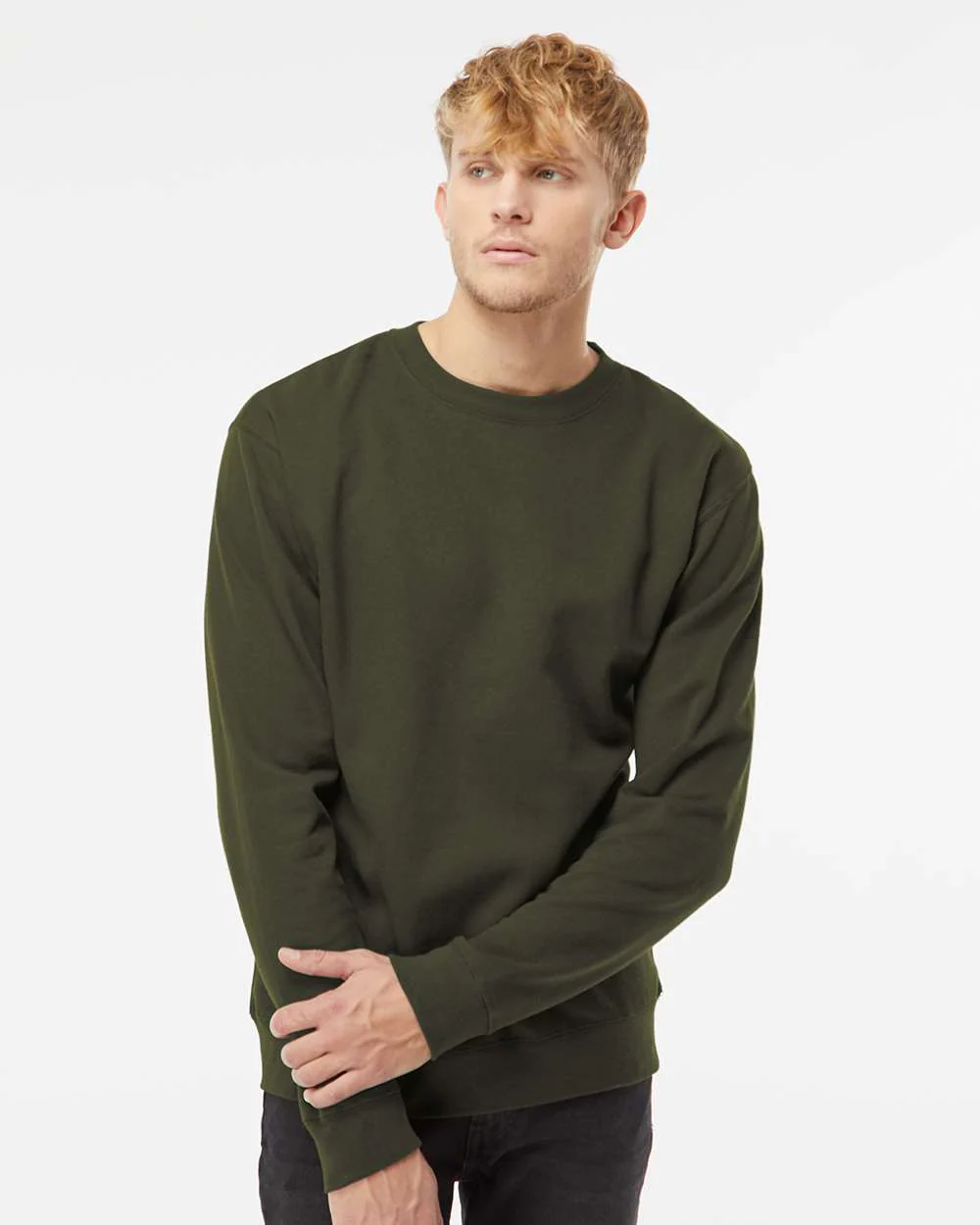 Independent Trading Co. Midweight Crewneck Sweatshirt - Image 3
