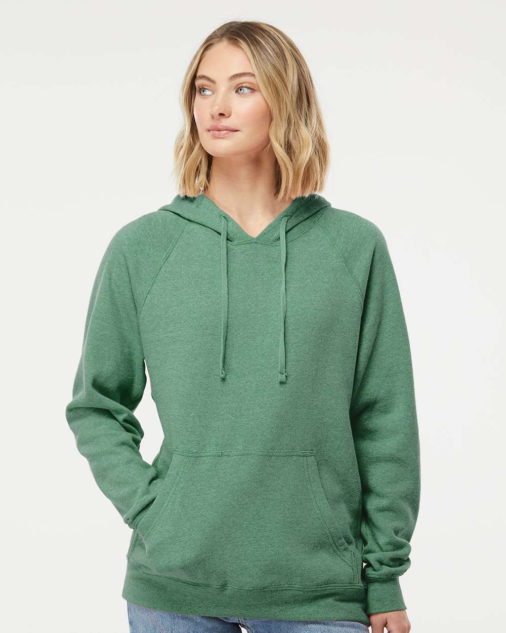 Independent Trading Co. Special Blend Raglan Hooded Sweatshirt - Image 13