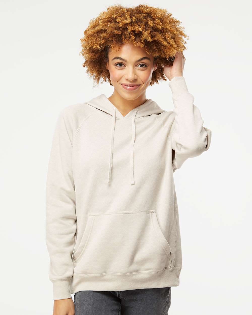 Independent Trading Co. Special Blend Raglan Hooded Sweatshirt - Image 14