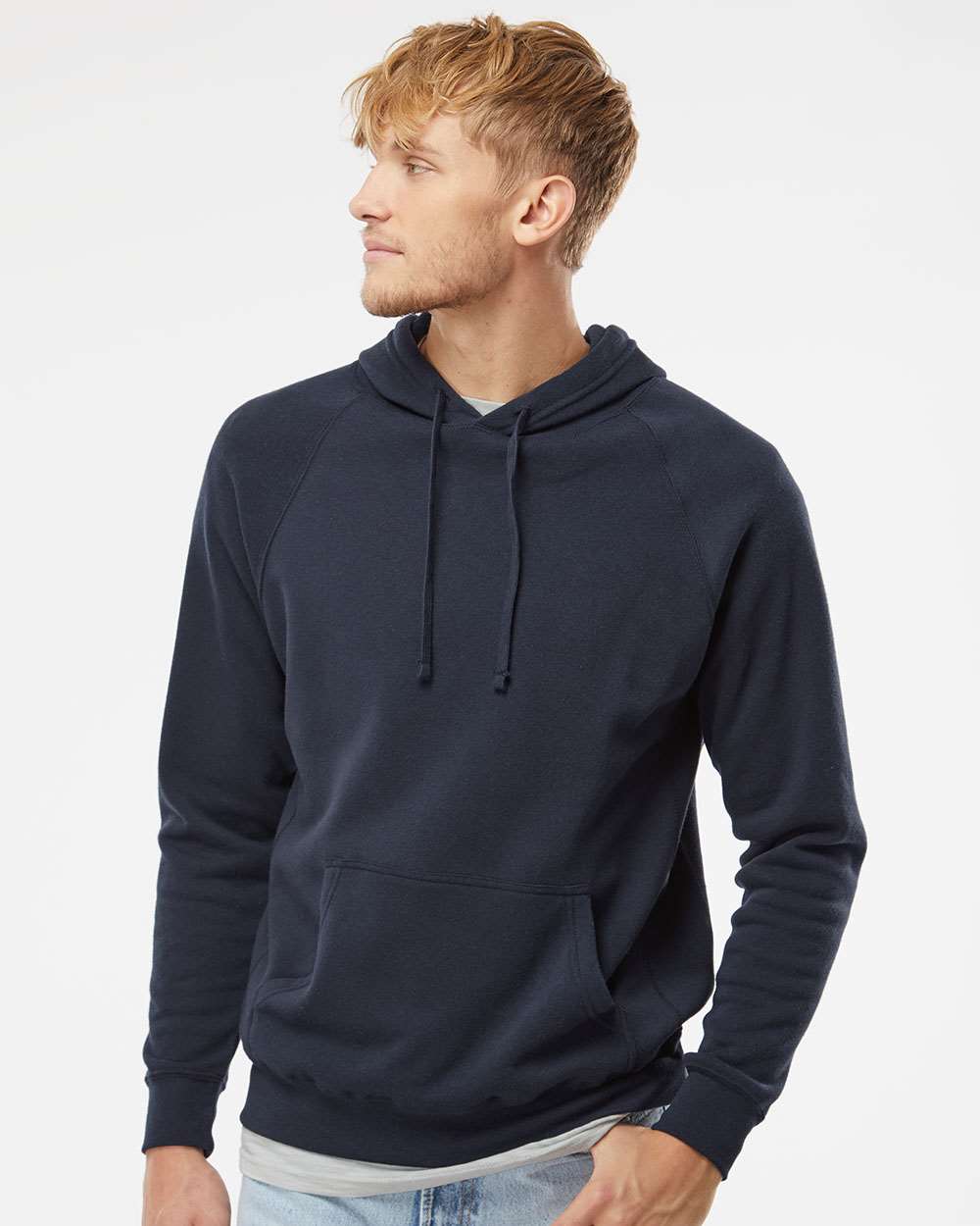 Independent Trading Co. Special Blend Raglan Hooded Sweatshirt - Image 3