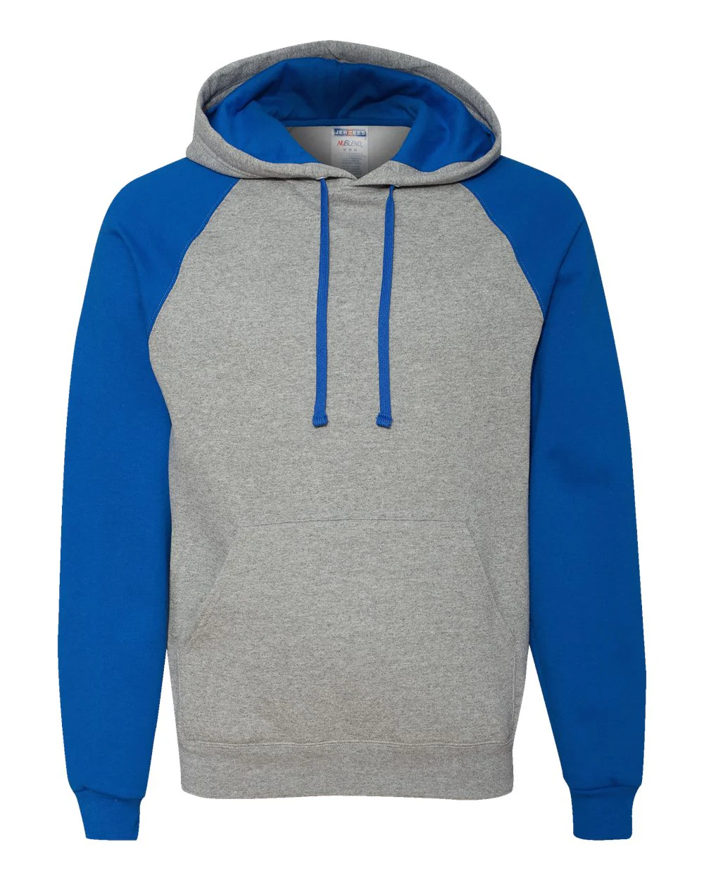 JERZEES Nublend® Colorblocked Raglan Hooded Sweatshirt - Image 3