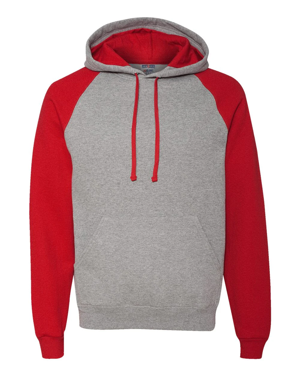 JERZEES Nublend® Colorblocked Raglan Hooded Sweatshirt - Image 4
