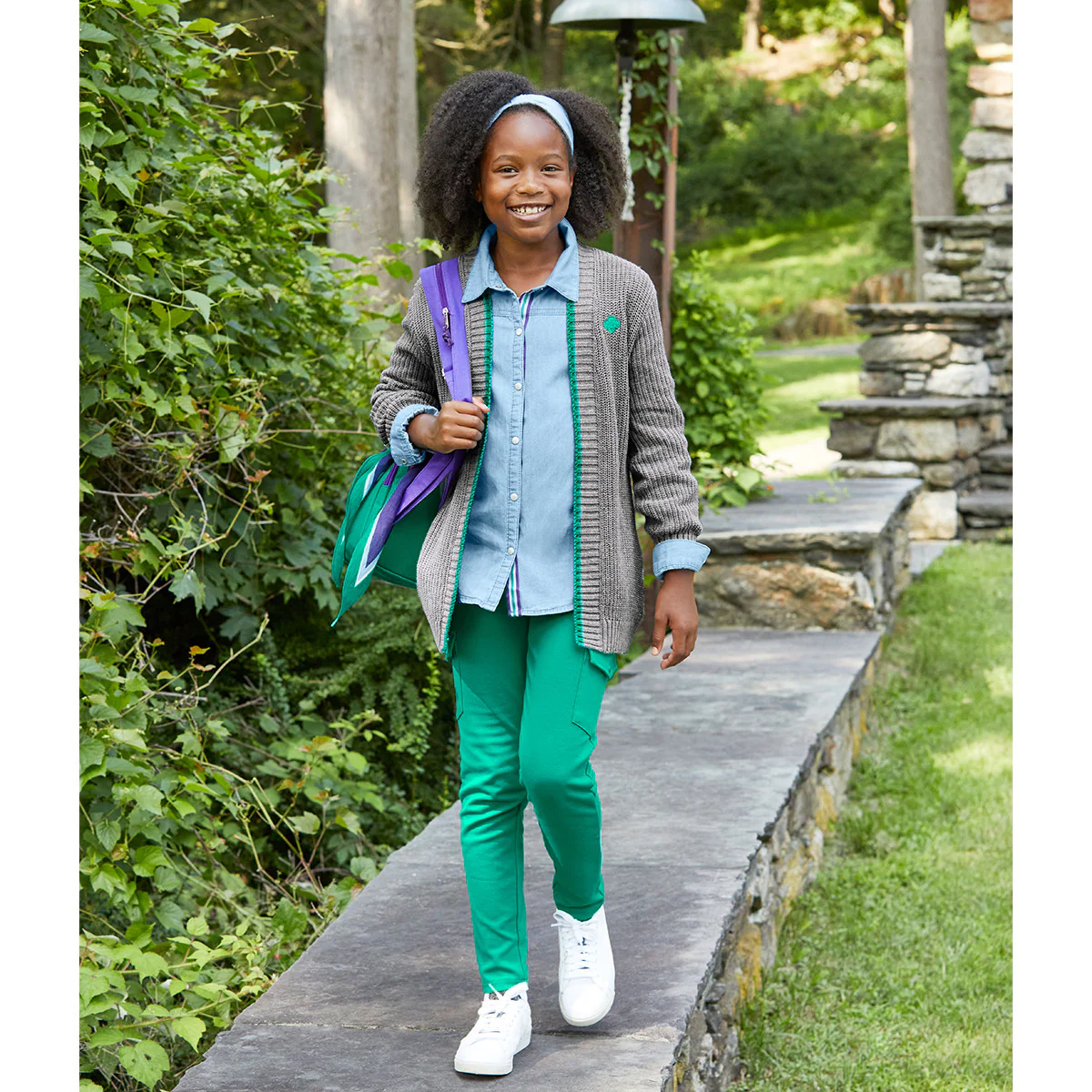Junior Cargo Slim Knit Pants - Image 2
