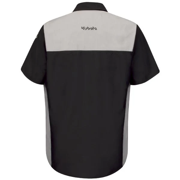 Kubota Men's Technician Motorsports Short Sleeve Shirt - Black / Silver - KB28BG - Image 3