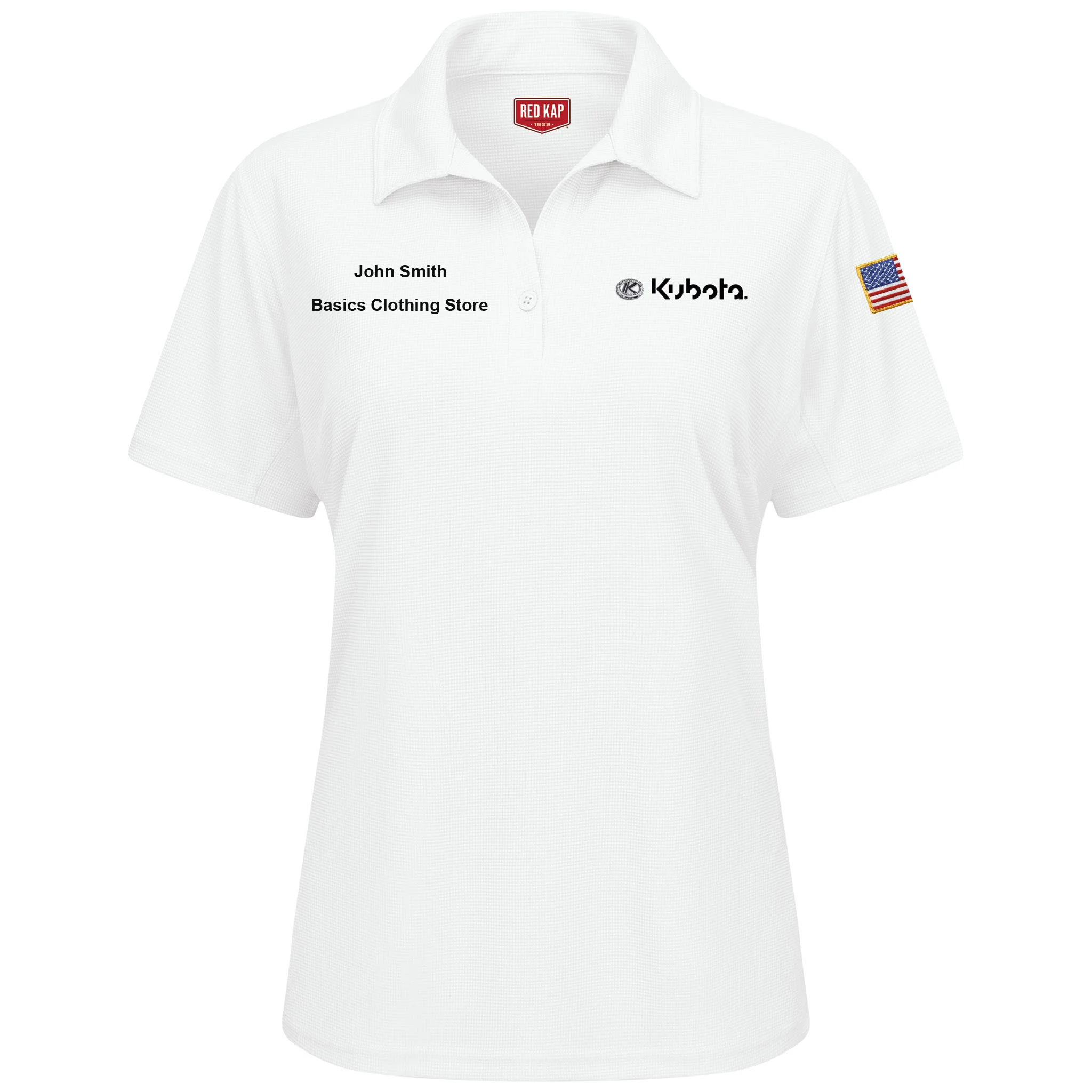 Kubota Women's Performance Knit® Flex Series Pro Polo - Black - KB91BK - Image 5