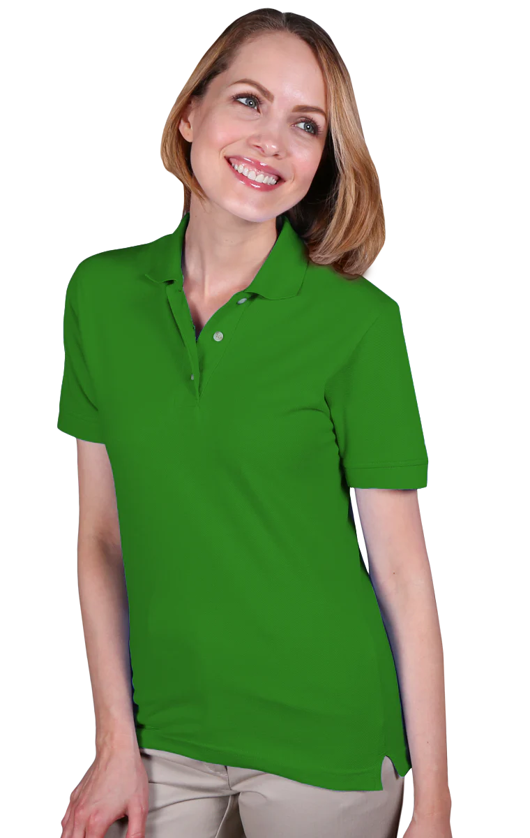 Blue Generation Women Teflon Pique Polo - Image 4