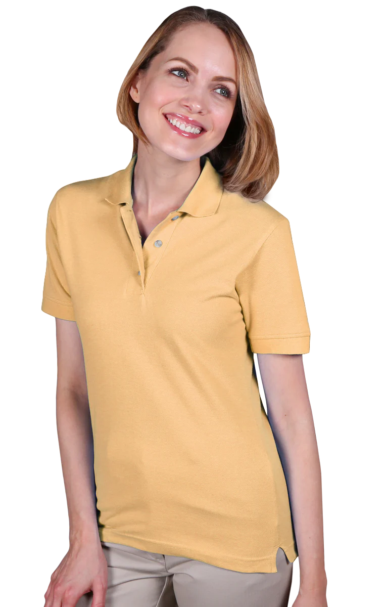 Blue Generation Women Teflon Pique Polo - Image 6