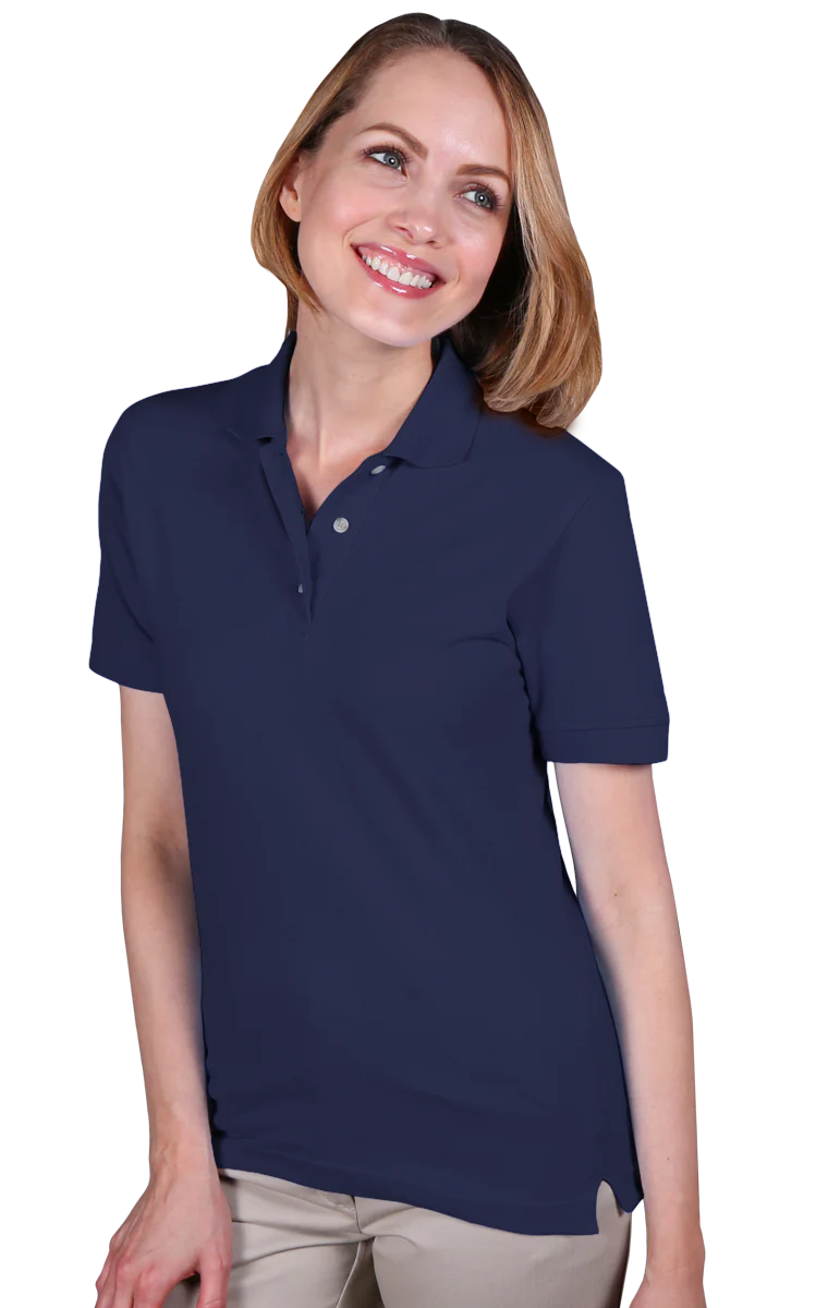 Blue Generation Women Teflon Pique Polo - Image 7