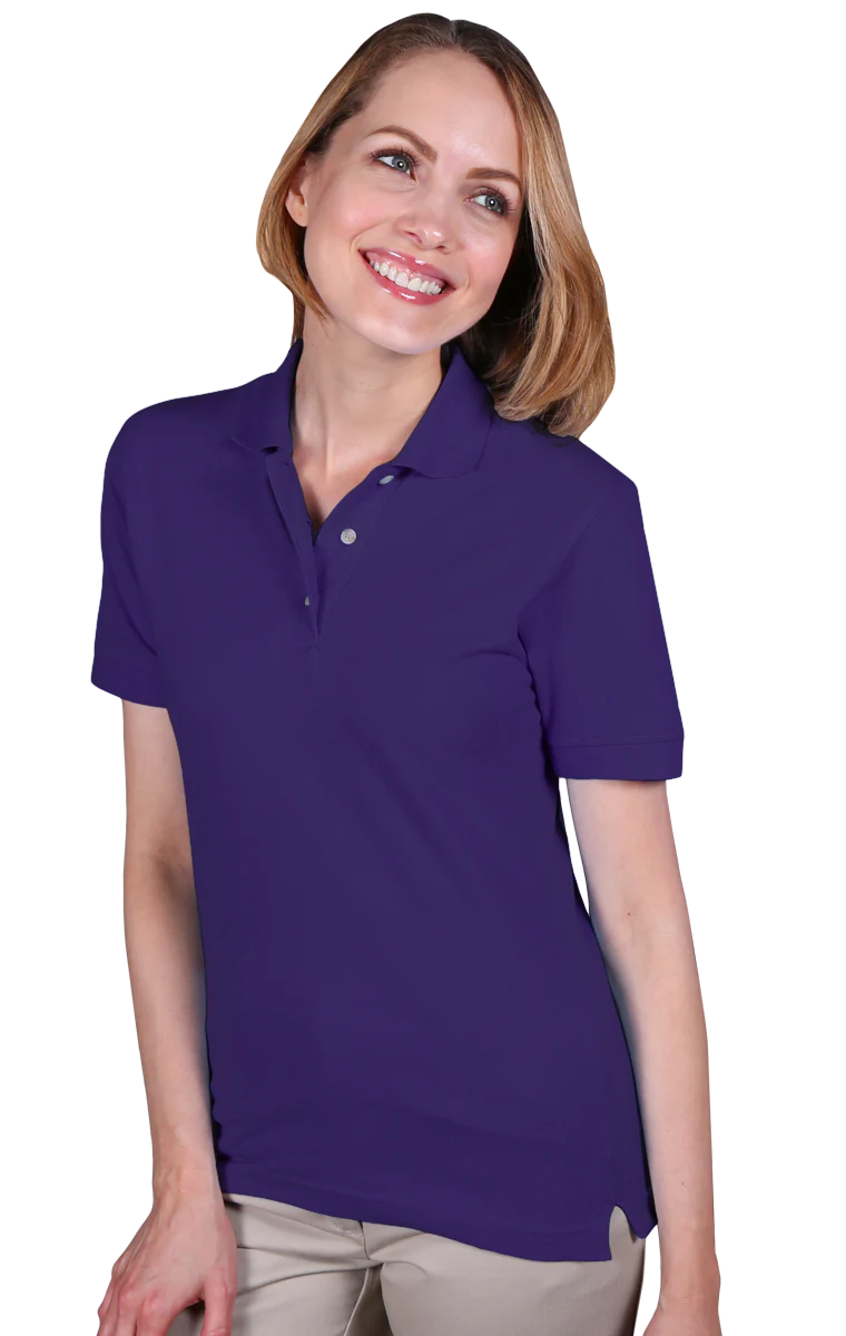 Blue Generation Women Teflon Pique Polo - Image 9