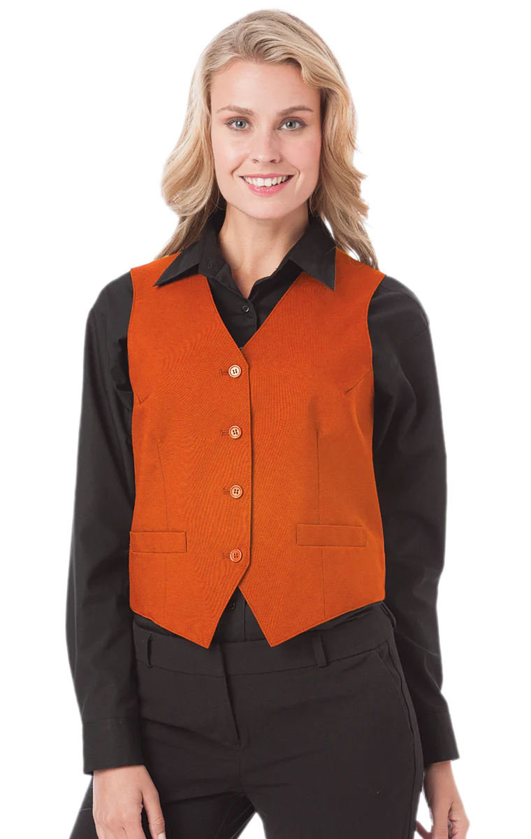 Blue Generation Women Teflon Treated Twill Bistro Vest - Image 4