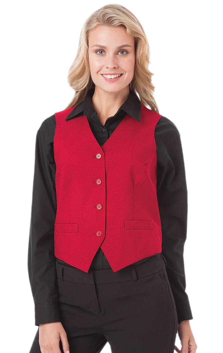 Blue Generation Women Teflon Treated Twill Bistro Vest - Image 5