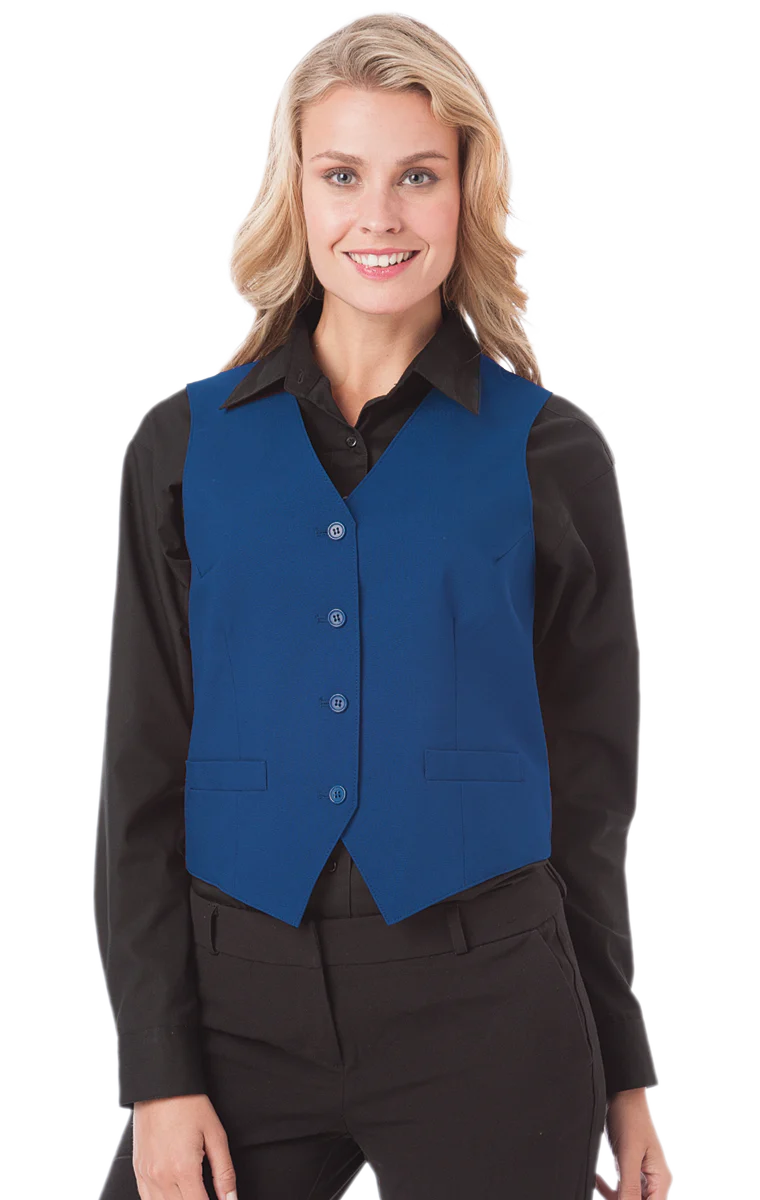 Blue Generation Women Teflon Treated Twill Bistro Vest - Image 6