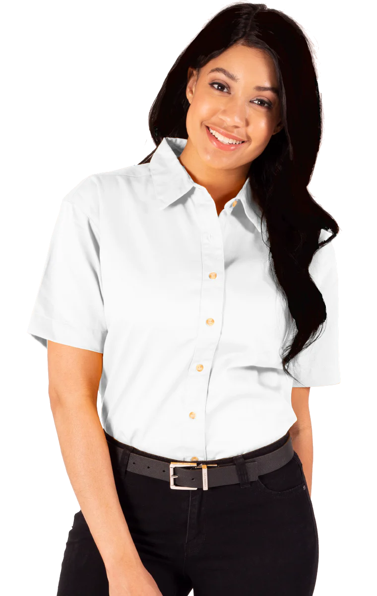 Blue Generation Women Teflon Twill S/S Shirt - Image 14