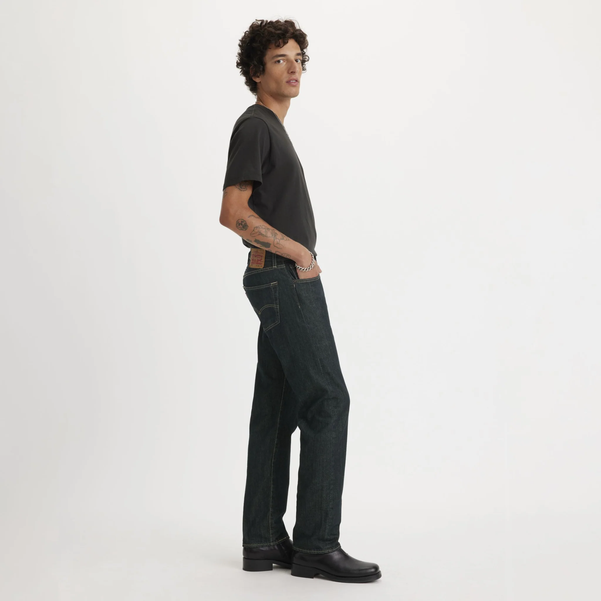 Levi's 501® Original Men's Jeans - Clean Rigid Dark Wash - 00501-0536 - Clearance - Image 2