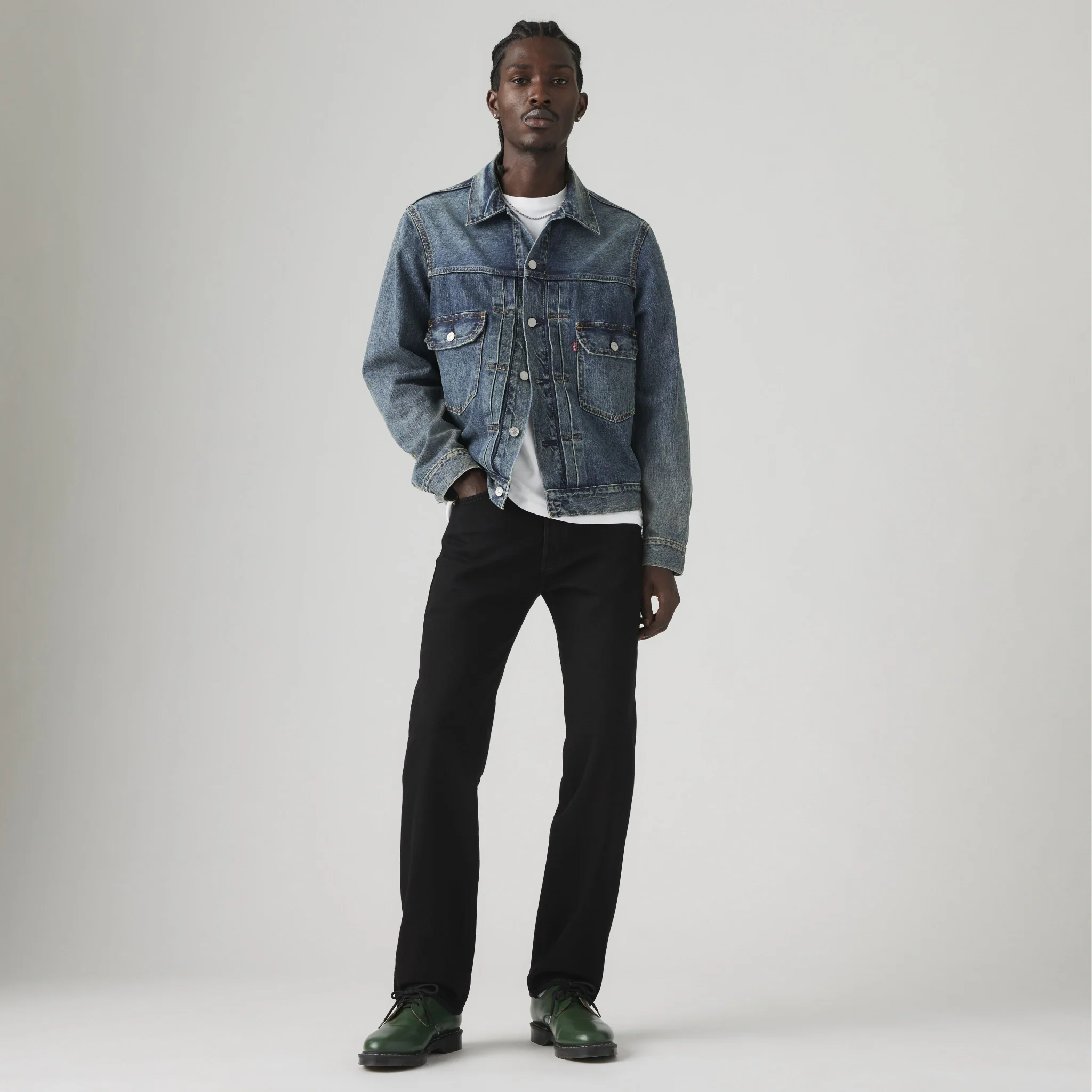 Levi's Original Fit 501 Jeans, Black, 35x32,