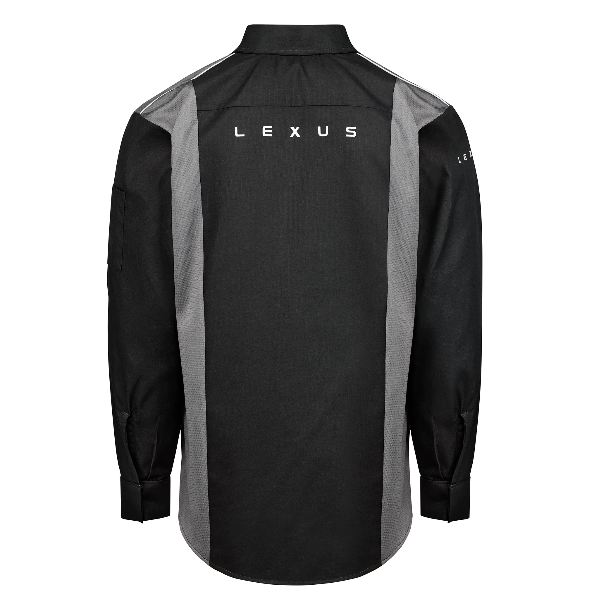 Lexus Men's Long Sleeve Technician Shirt - Black - SY14LX - Image 3