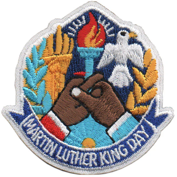 Martin Luther King Day Patch Iron On