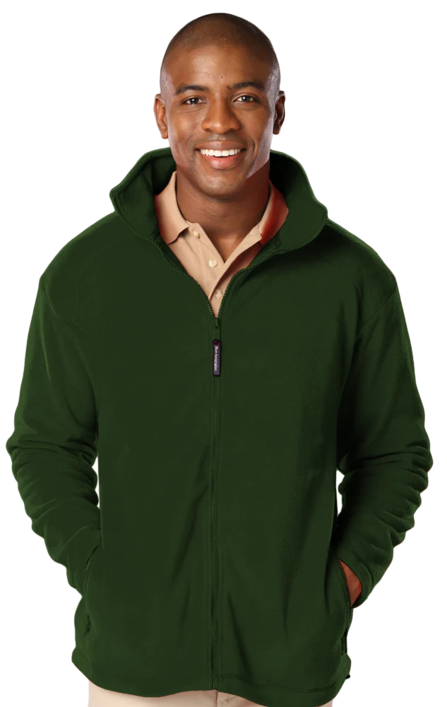 Blue Generation Men's Micro Fleece Full Zip Jacket - Image 4