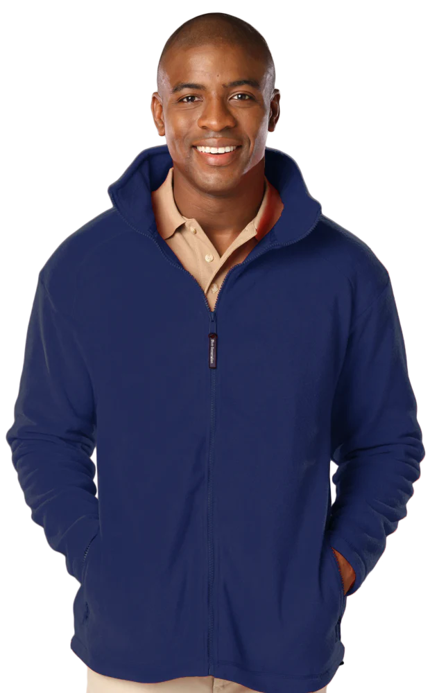 Blue Generation Men's Micro Fleece Full Zip Jacket - Image 5