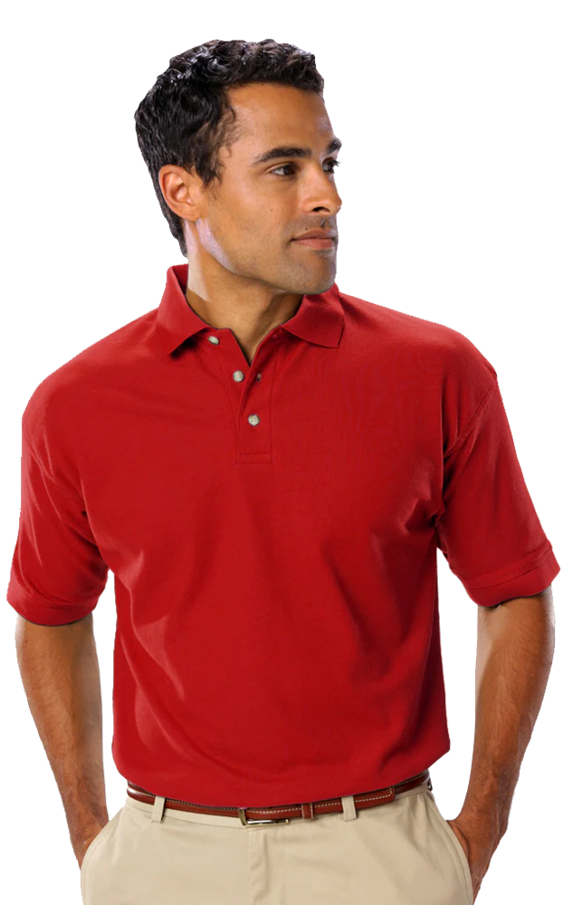 Blue Generation Men's Teflon Pique Polo without Pocket - Image 10