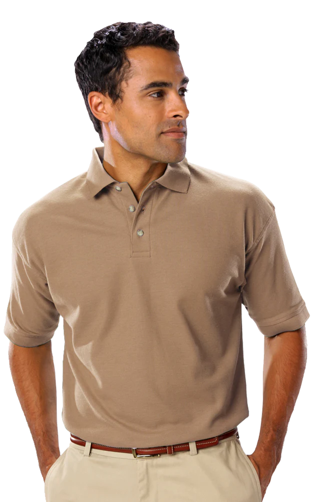 Blue Generation Men's Teflon Pique Polo without Pocket - Image 12