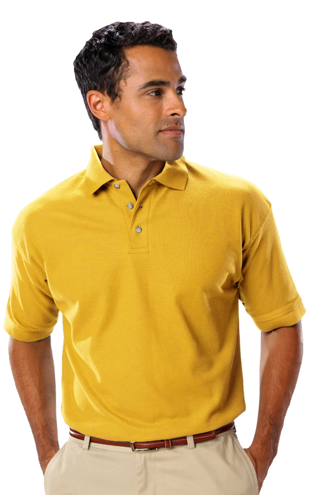 Blue Generation Men's Teflon Pique Polo without Pocket - Image 14