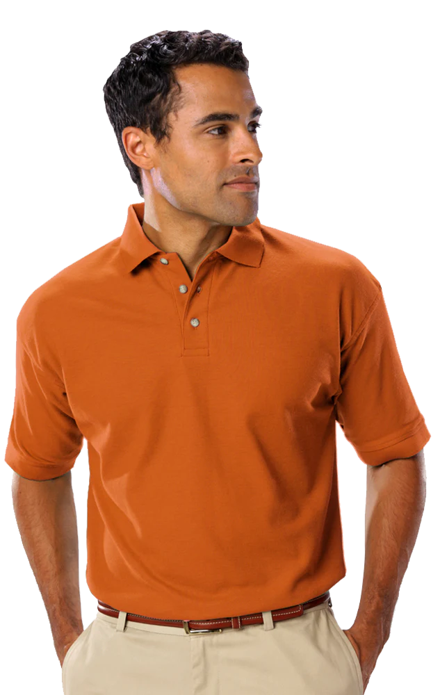 Blue Generation Men's Teflon Pique Polo without Pocket - Image 8