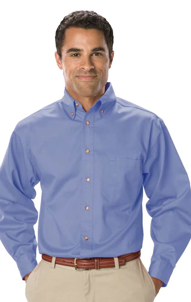 Blue Generation Men's Teflon Twill L/S Shirt - Image 5