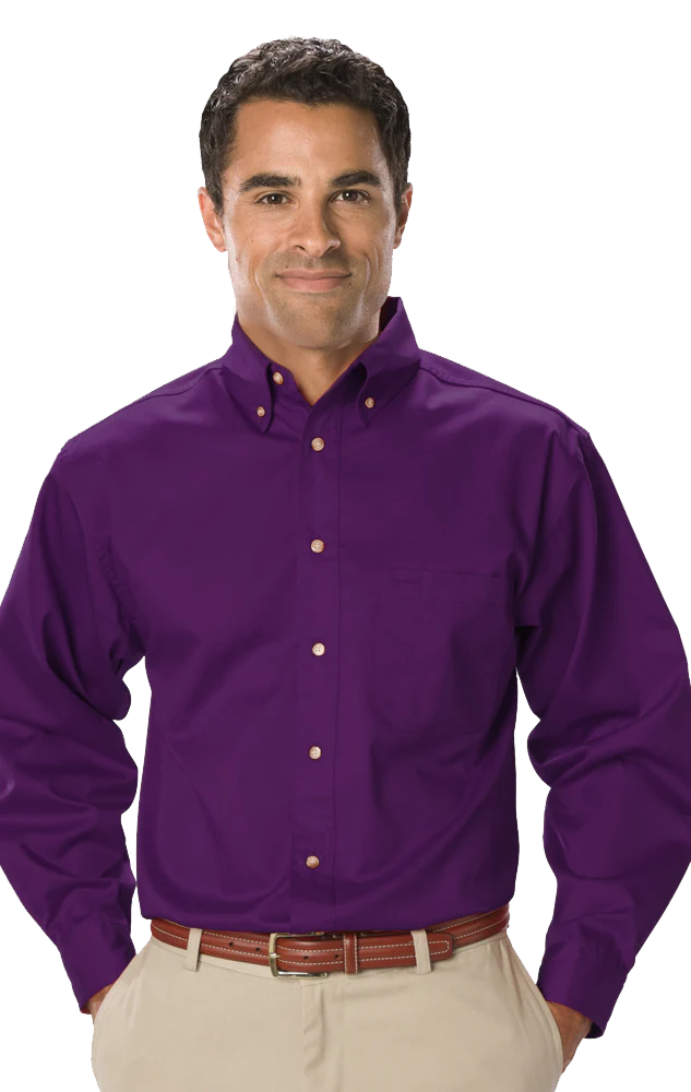 Blue Generation Men's Teflon Twill L/S Shirt - Image 9