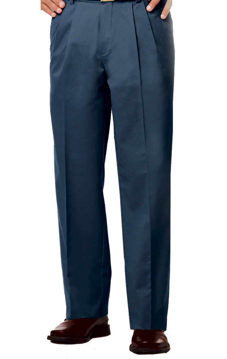Blue Generation Men's Teflon Twill Pleated Front Pant - Image 3