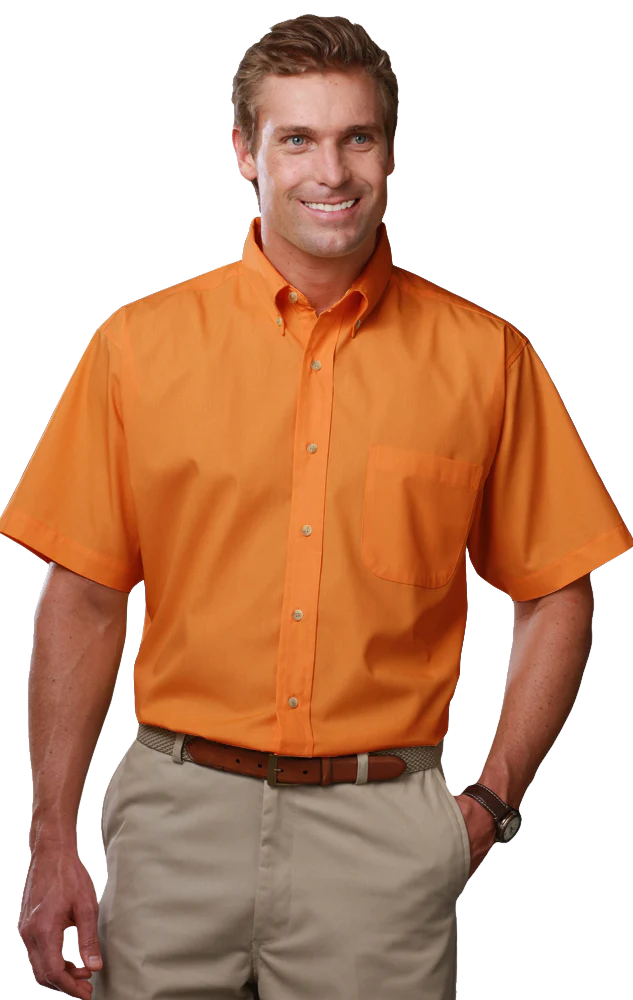 Blue Generation Men's Teflon Twill S/S Shirt - Image 8