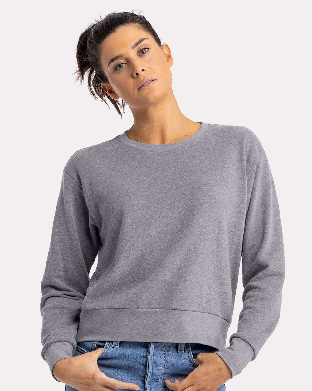 Next Level Women's Laguna Sueded Sweatshirt - Image 3