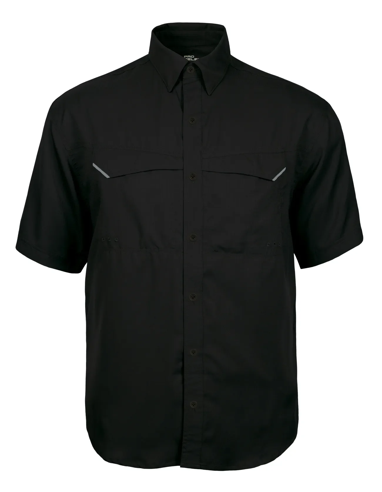 Pro Celebrity FST889 Men's Short Sleeve Pro Fishing Shirt, Black, Medium (Clearance) - Image 3