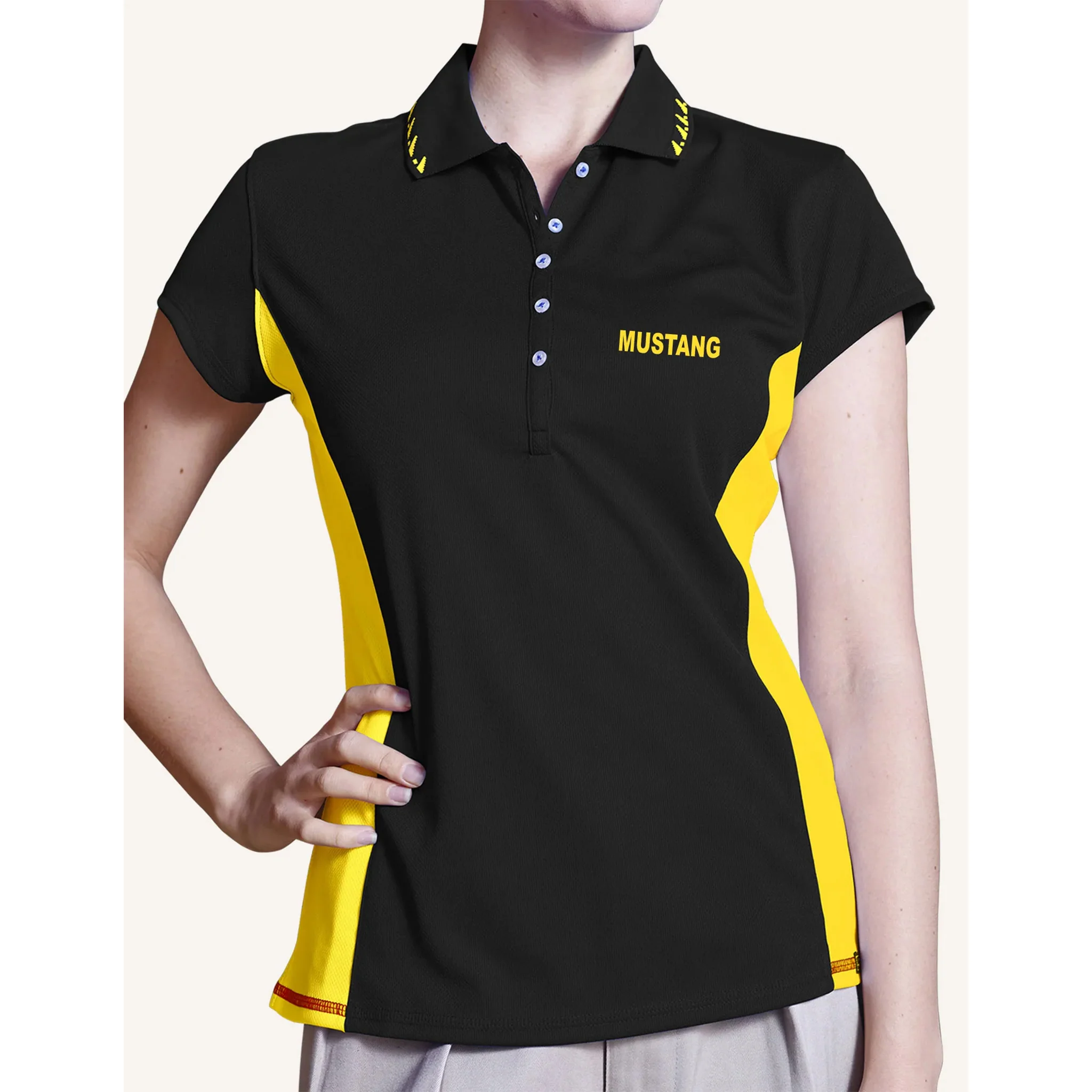 Pro Celebrity Ladies Mustang Polo Shirt - Image 3