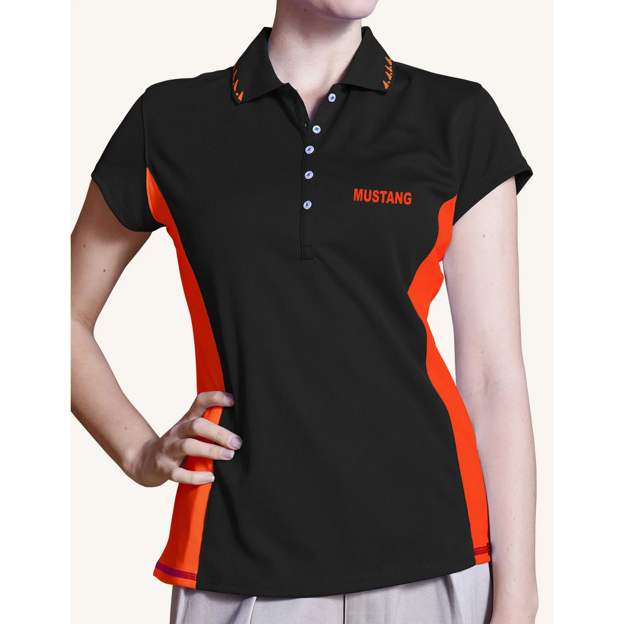 Pro Celebrity Ladies Mustang Polo Shirt - Image 4