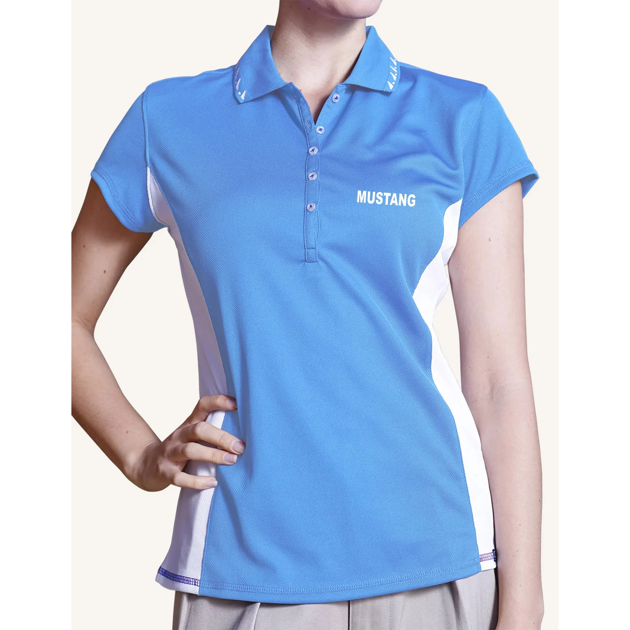Pro Celebrity Ladies Mustang Polo Shirt - Image 5
