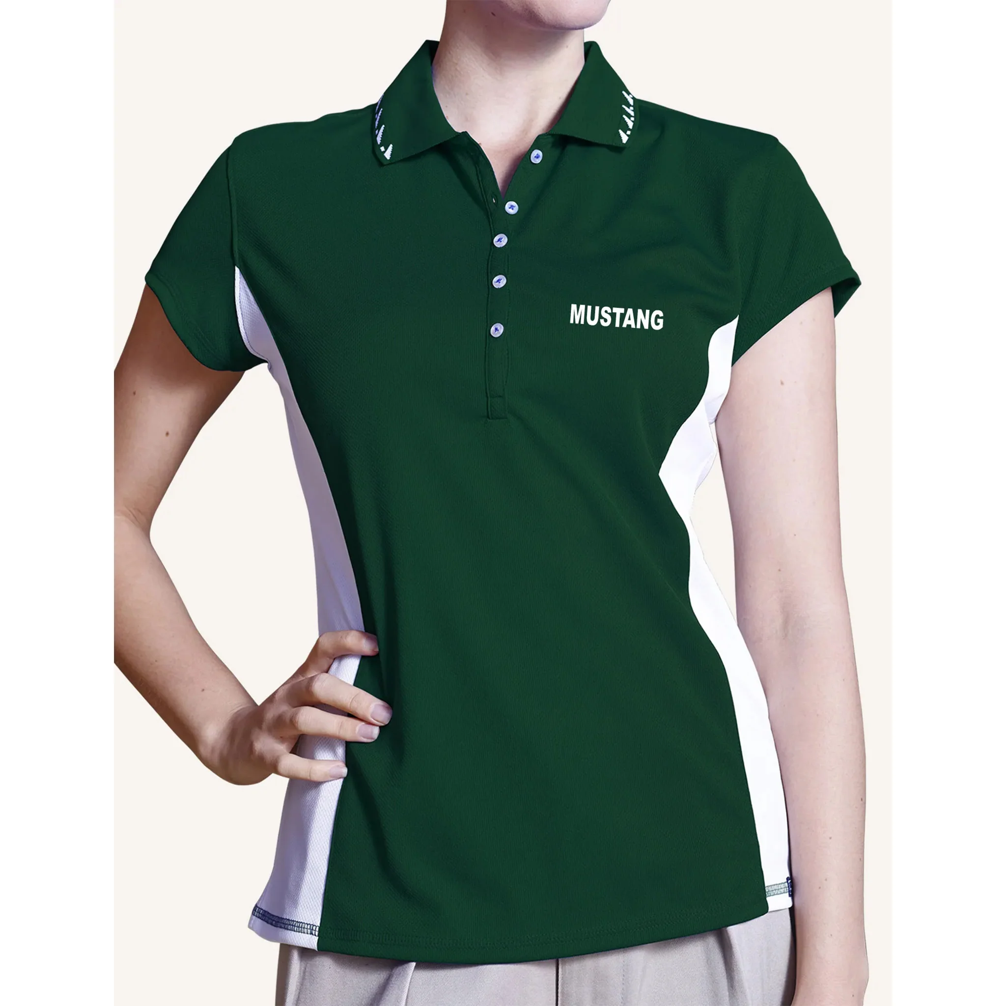 Pro Celebrity Ladies Mustang Polo Shirt - Image 6