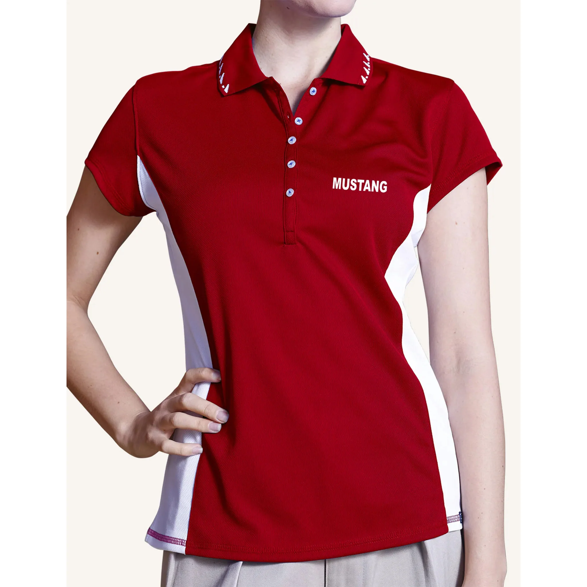 Pro Celebrity Ladies Mustang Polo Shirt - Image 7