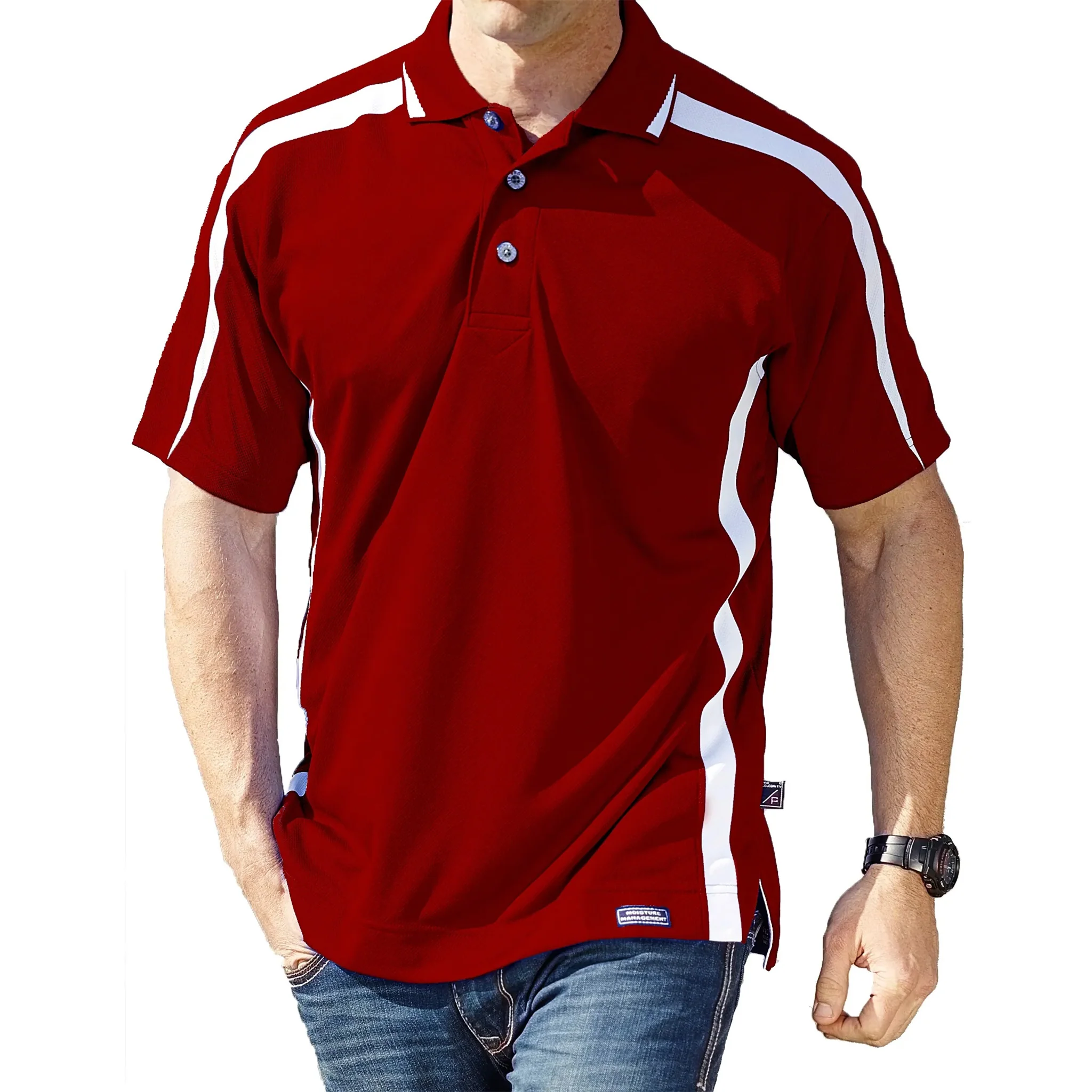 Pro Celebrity Men's American Patriot Polo Shirt - Image 6