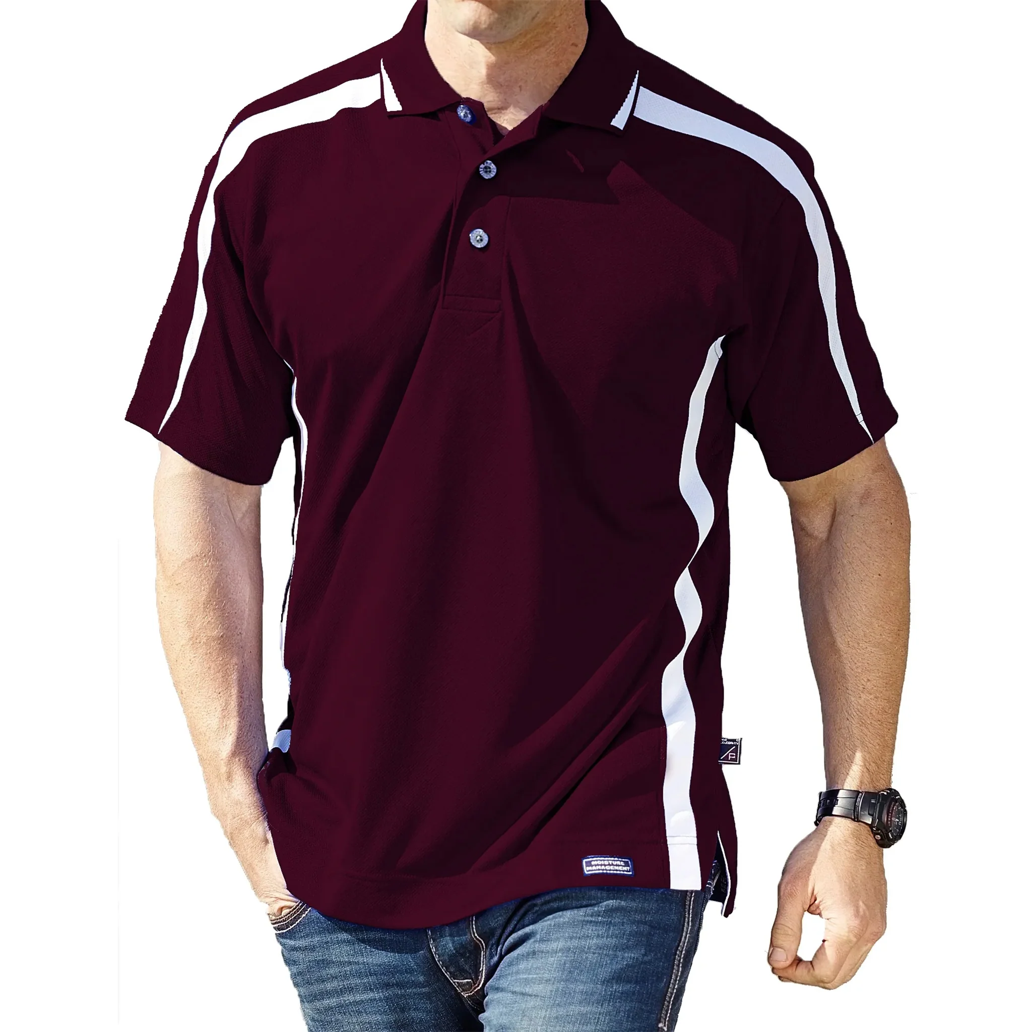 Pro Celebrity Men's American Patriot Polo Shirt - Image 7