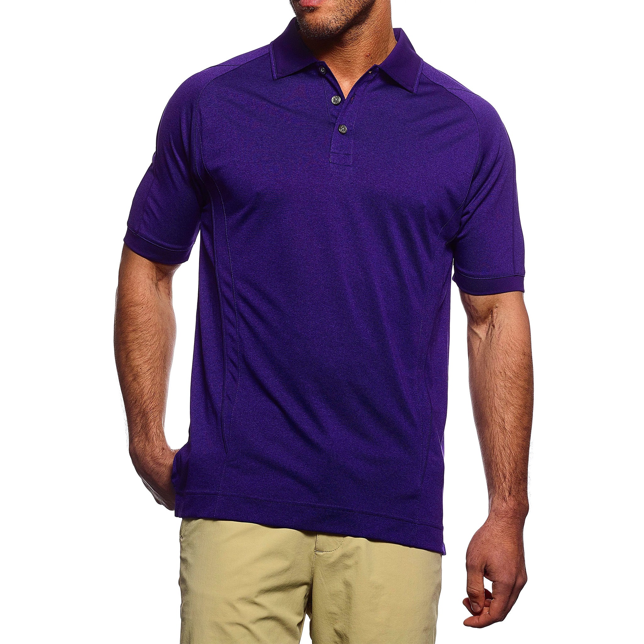 Pro Celebrity Men's Heathaway Polo Shirt - Image 8