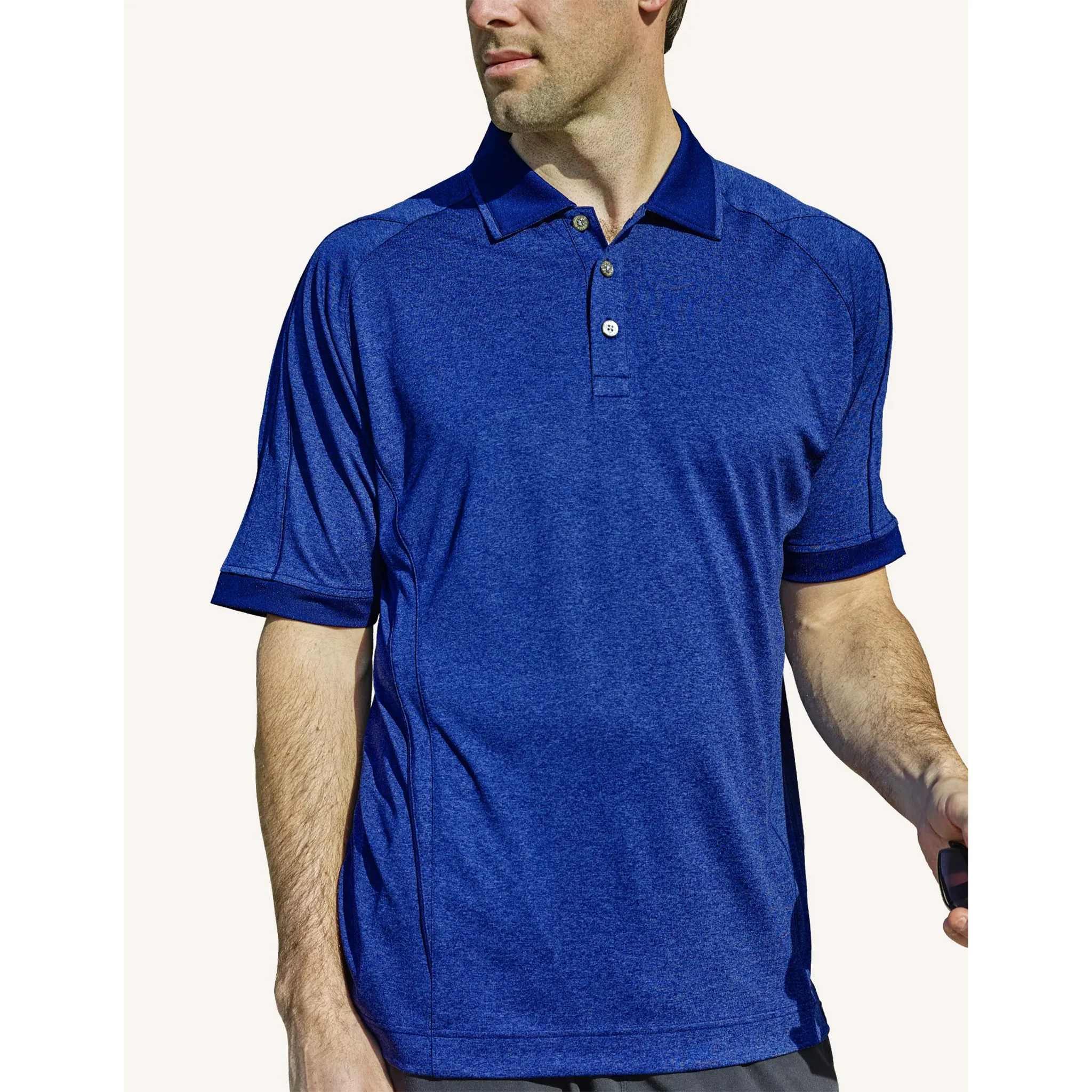 Pro Celebrity Men's Heathaway Polo Shirt - Image 9